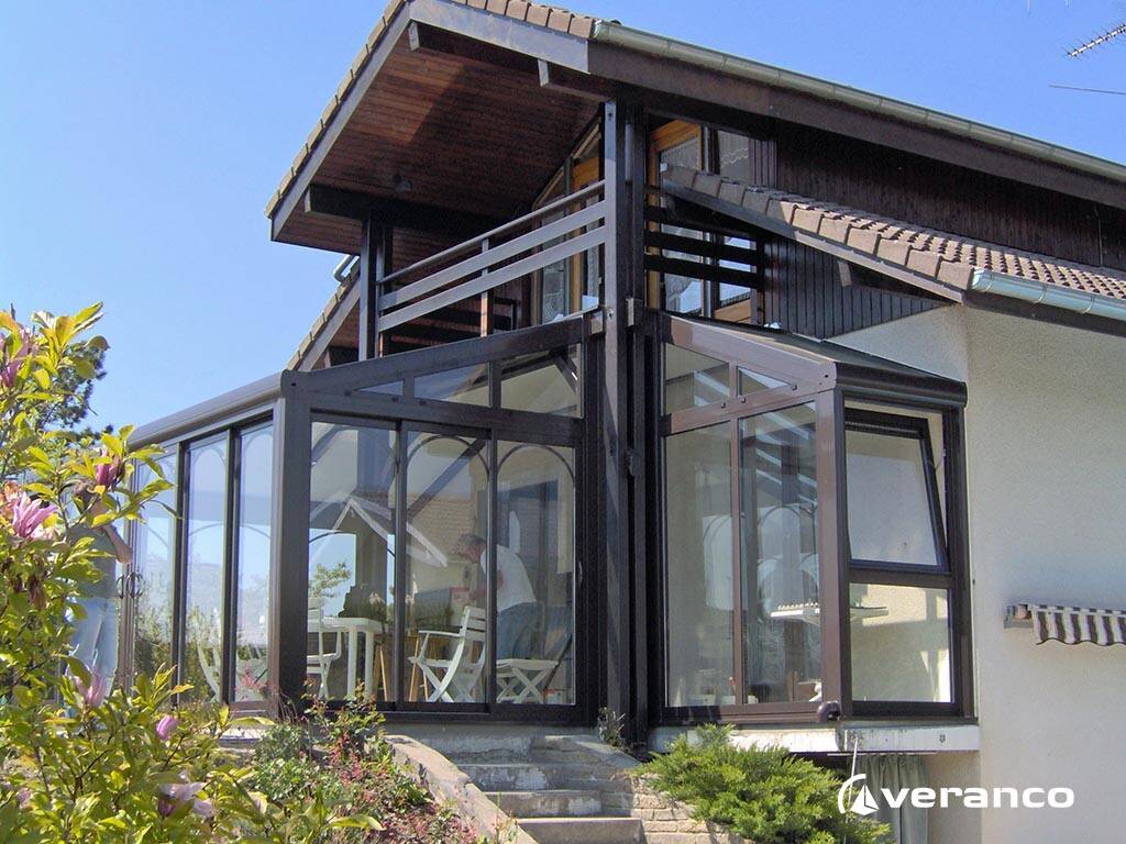 véranda extension de maison à Vernas